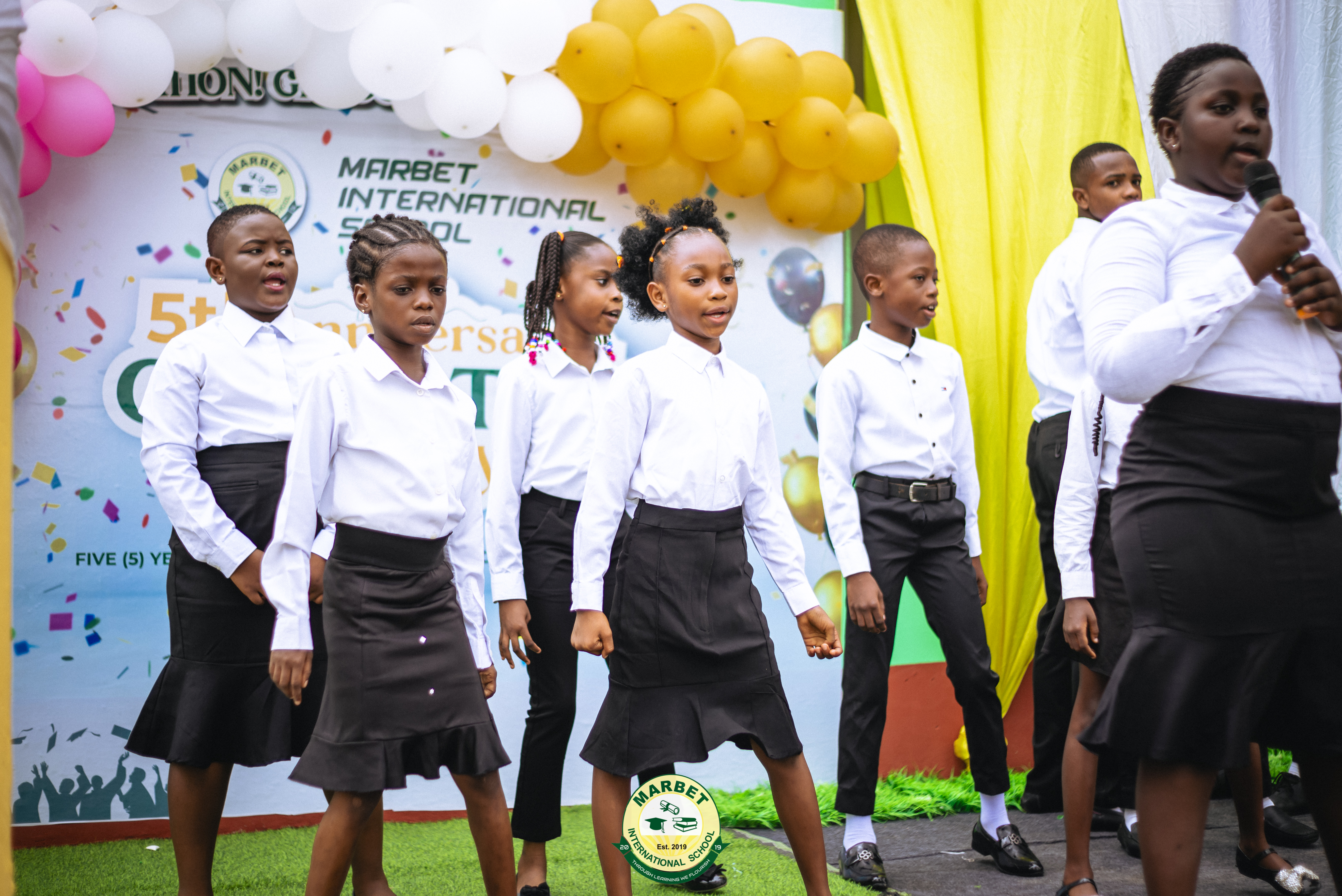 Graduation ceremony at Marbet International School
